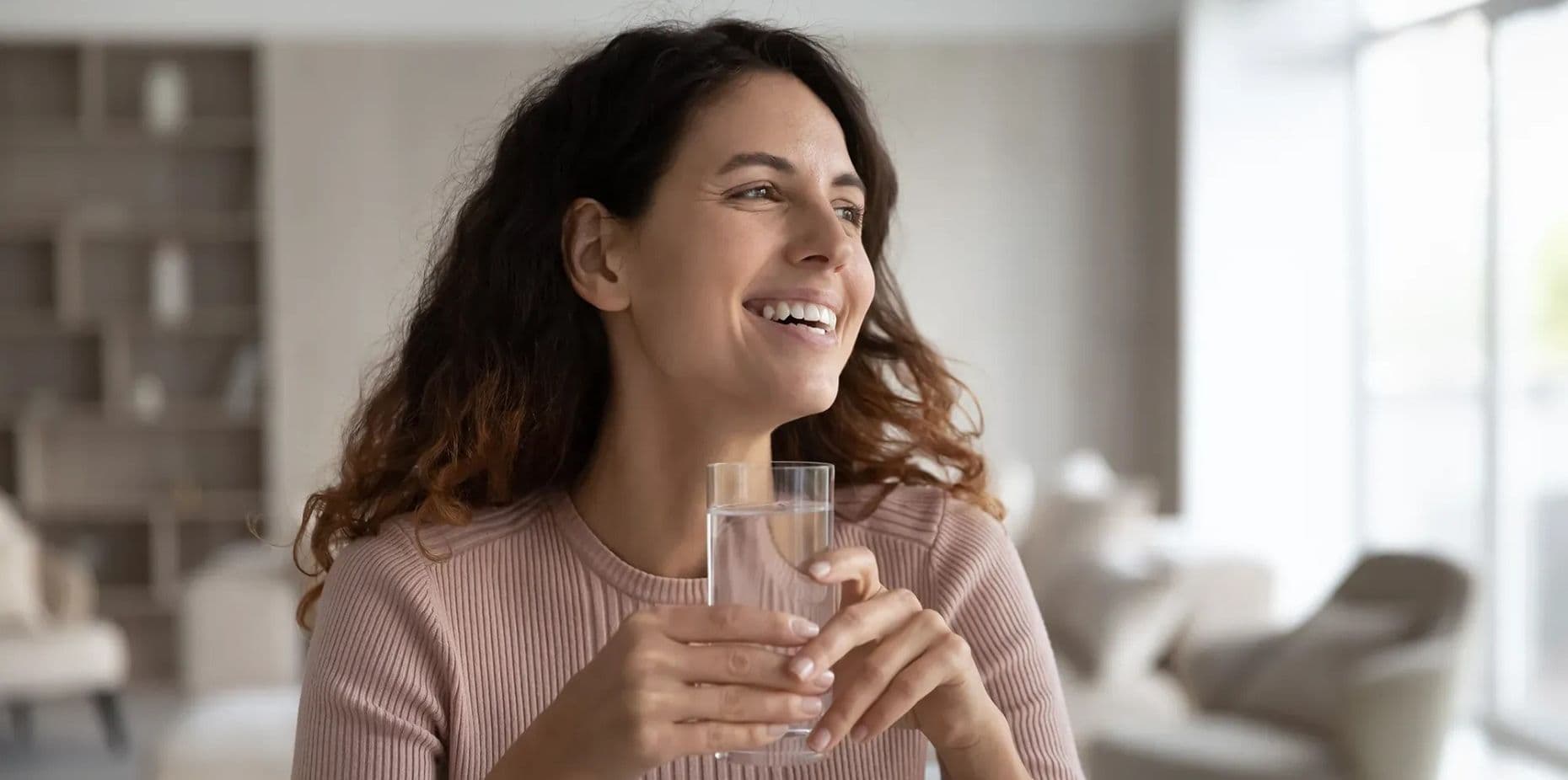 Woman Drinking Water