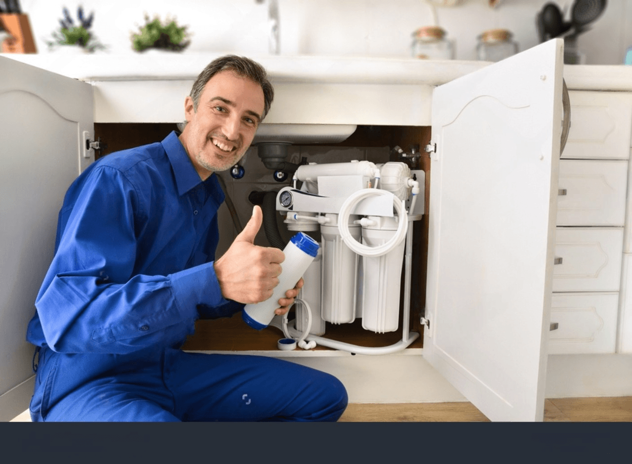 Man Fixing Water