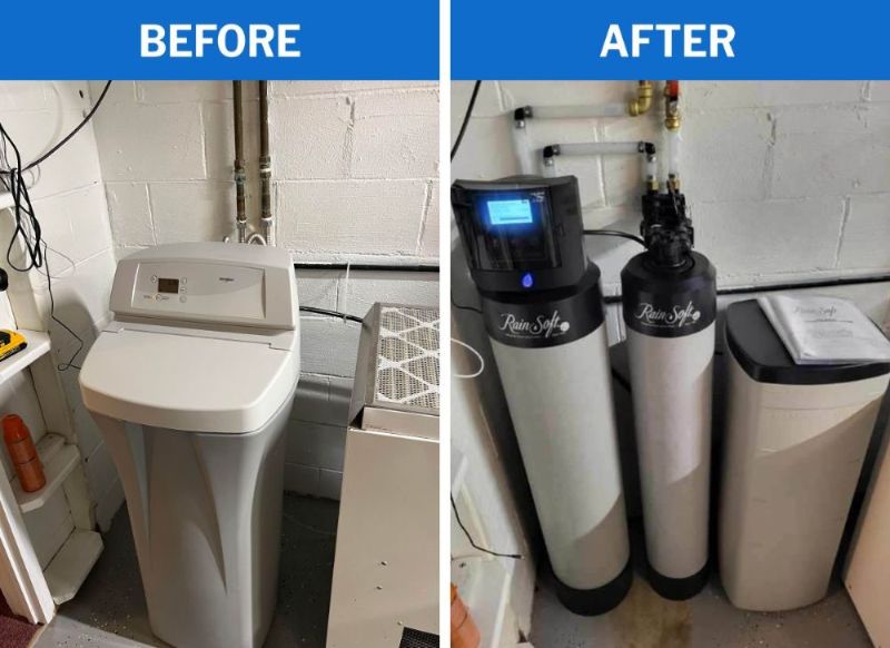 Before After Water Filtration Unit Replacement Before After Water Filtration Unit Replacement